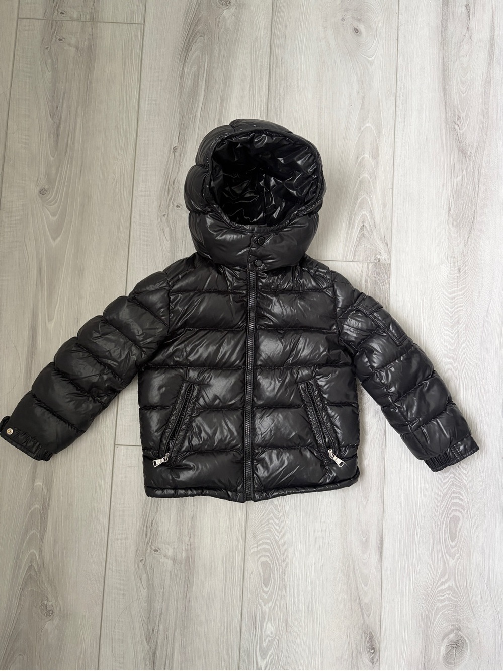 Moncler Enfant’s Maya Hooded Down Jacket